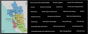 Bay Area Map and Businesses